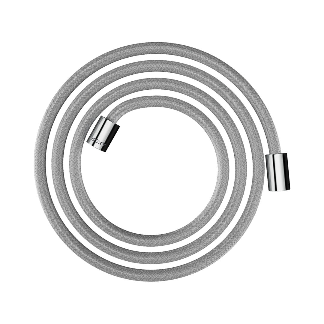 Axor 2m Textile Shower Hose with Cylindrical Nuts - Chrome 28291000