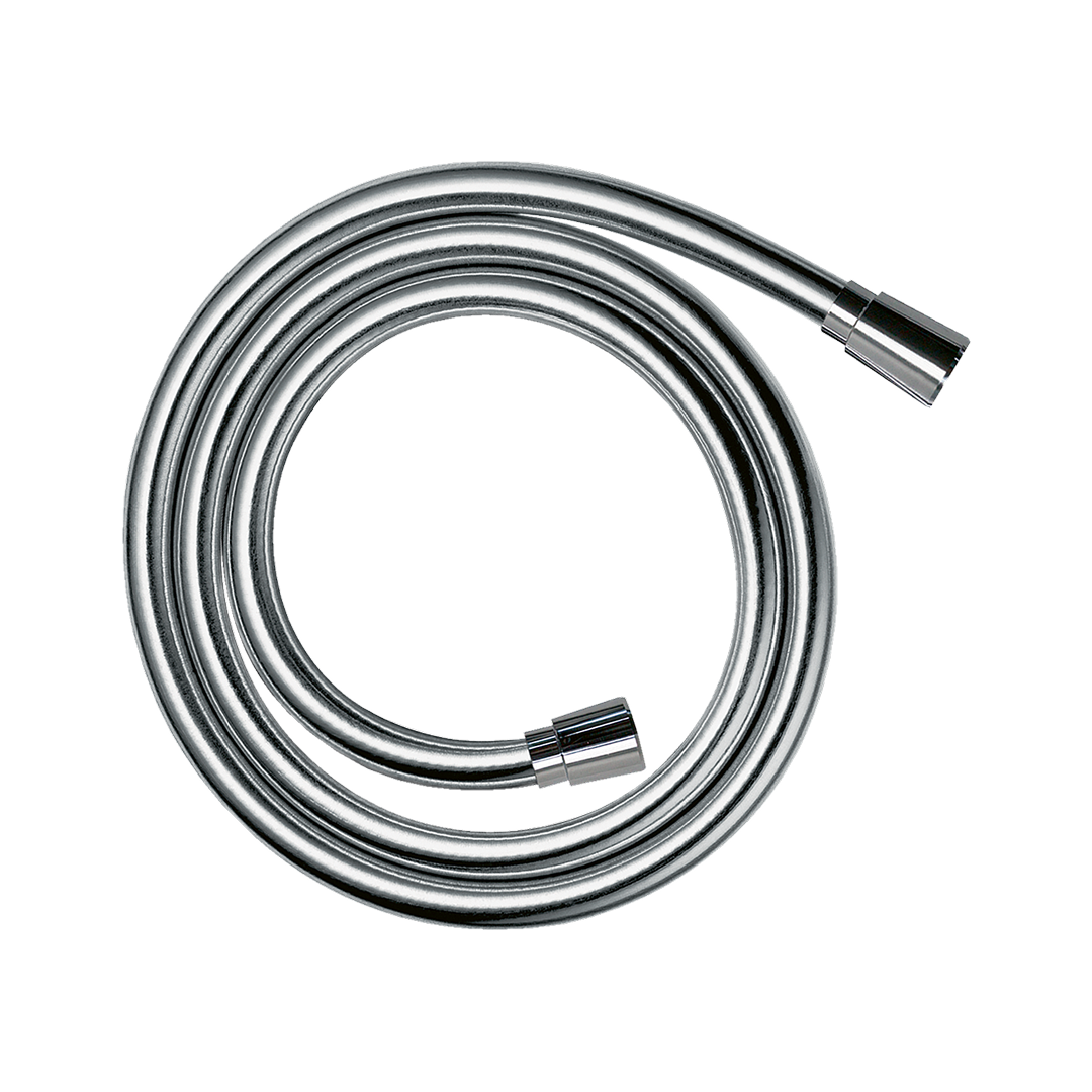 Axor 2m Metal Effect Shower Hose with Conical Nuts - Chrome 28624000