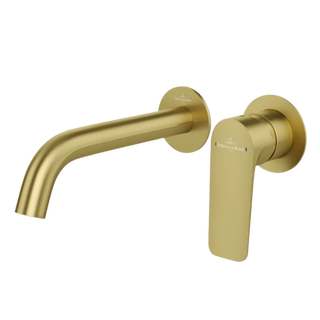 Villeroy & Boch O.Novo Style S Wall Mounted Basin Mixer Trim Kit - LF Brushed Gold - 2994585B