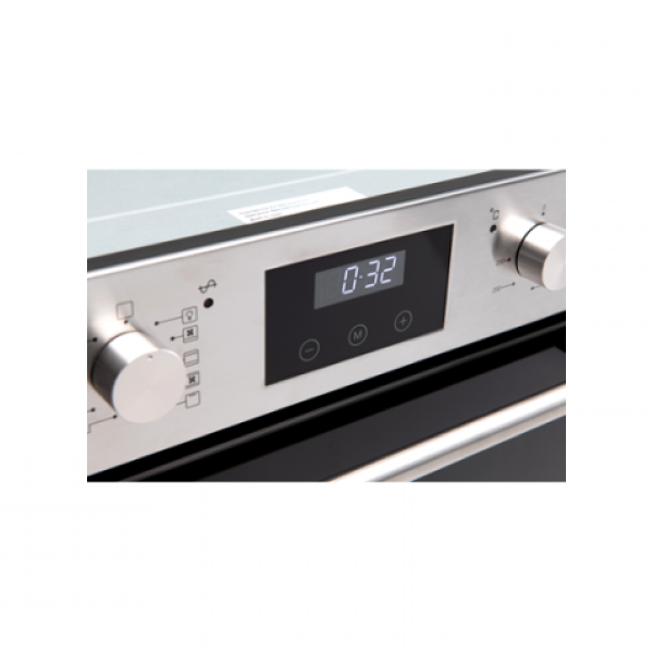 Euro Appliances 60cm Multifunction 80lt Large Oven Touch Control Clock - EO6082BX2