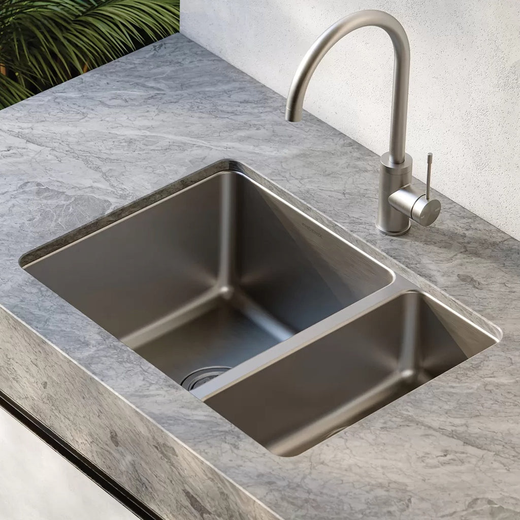 Phoenix 2000 Series 1 & 1/2 Bowl Sink - Stainless Steel - 303-3001-51