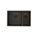 Parisi Quadro 1 & 1/2 Bowl Sink 670mm (Left Hand) - Fucile - PK6744L.50