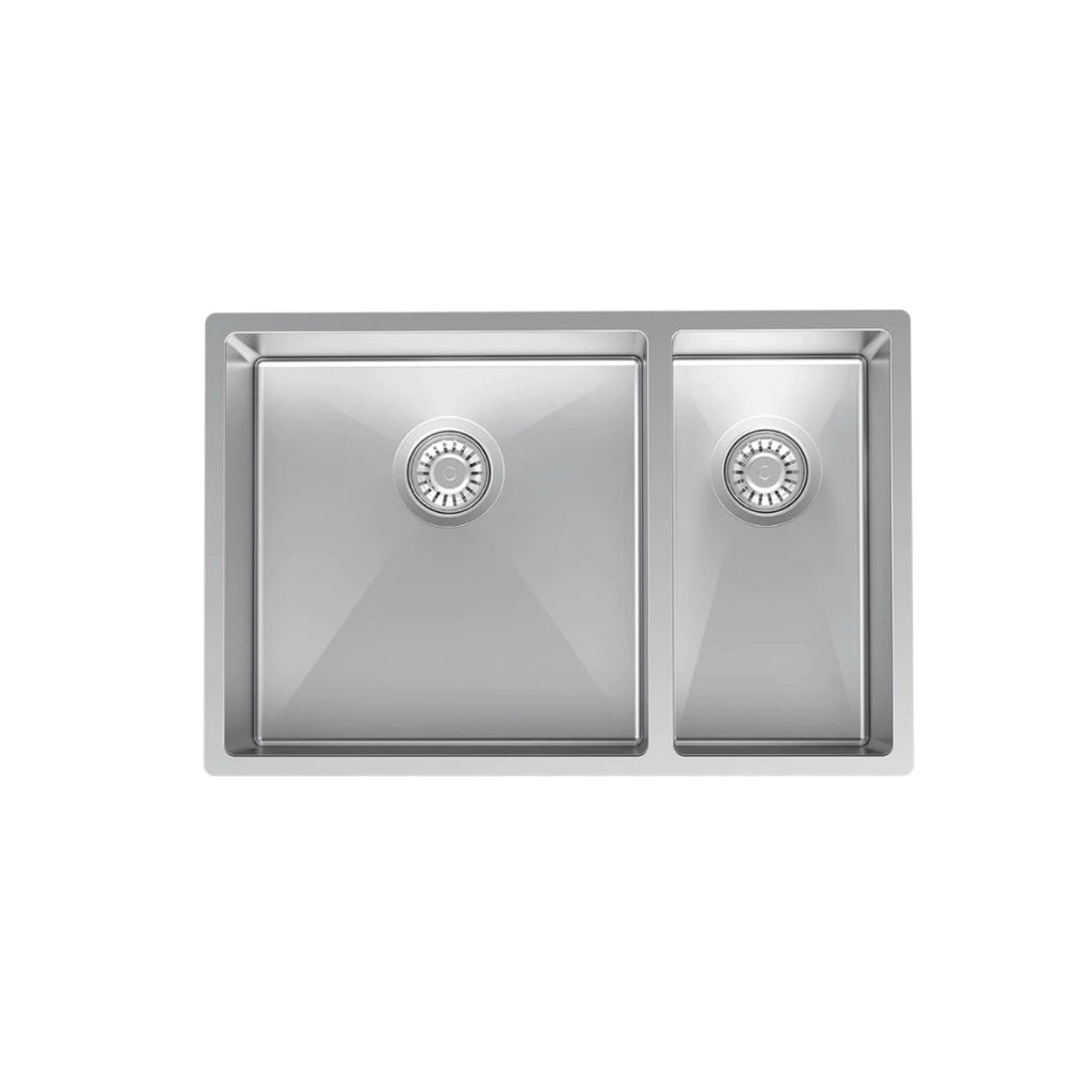 Parisi Quadro 1 & 1/2 Bowl Sink 670mm (Left Hand) - Stainless Steel - PK6744L