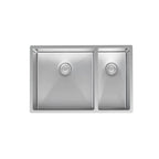 Parisi Quadro 1 & 1/2 Bowl Sink 670mm (Left Hand) - Stainless Steel - PK6744L