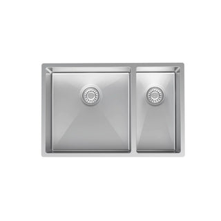 Parisi Quadro 1 & 1/2 Bowl Sink 670mm (Left Hand) - Stainless Steel - PK6744L