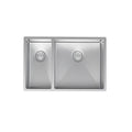 Parisi Quadro 1 & 1/2 Bowl Sink 670mm (Right Hand) - Stainless Steel - PK6744R