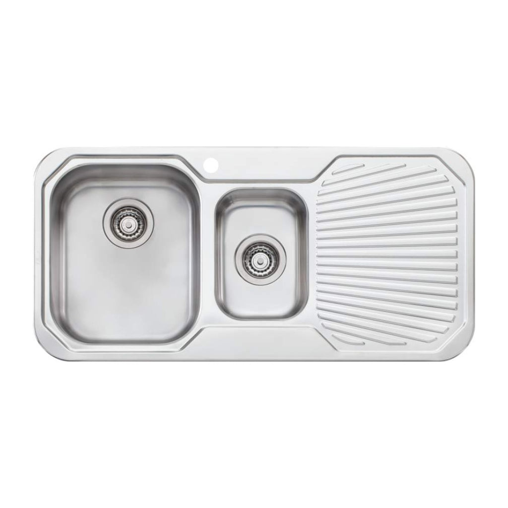 Oliveri Petite 1 & 1/2 Bowl Sink With Drainer - PE301 - PE301 1TH