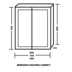 Ledin Essentials Shaving Cabinet- specification