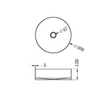 Nero Opal Round 400mm Stainless Steel Basin - Brushed Bronze - NRB401rBZ