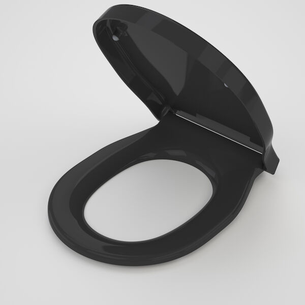 Caroma Opal II Normal Close Toilet Seat - Black 300031B