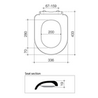 Caroma Urbane II Toilet Seat - 300065W