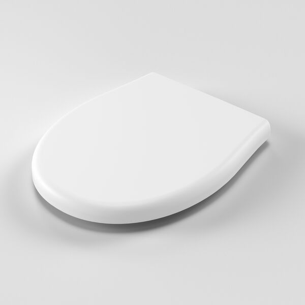 Caroma Riviere Toilet Seat (Soft Close, Blind Fix, Germgard) - Matte White