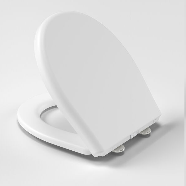 Caroma Riviere Toilet Seat (Soft Close, Blind Fix, Germgard) - Matte White