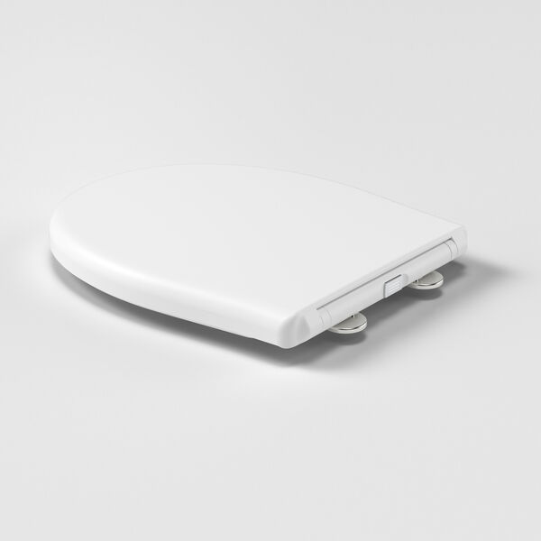 Caroma Riviere Toilet Seat (Soft Close, Blind Fix, Germgard) - Matte White