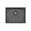 Phoenix 4000 Series 500mm Large Single Bowl Sink - Brushed Carbon - 310-1002-16