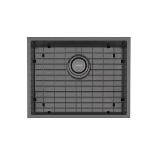 Phoenix 4000 Series 500mm Large Single Bowl Sink - Brushed Carbon - 310-1002-16