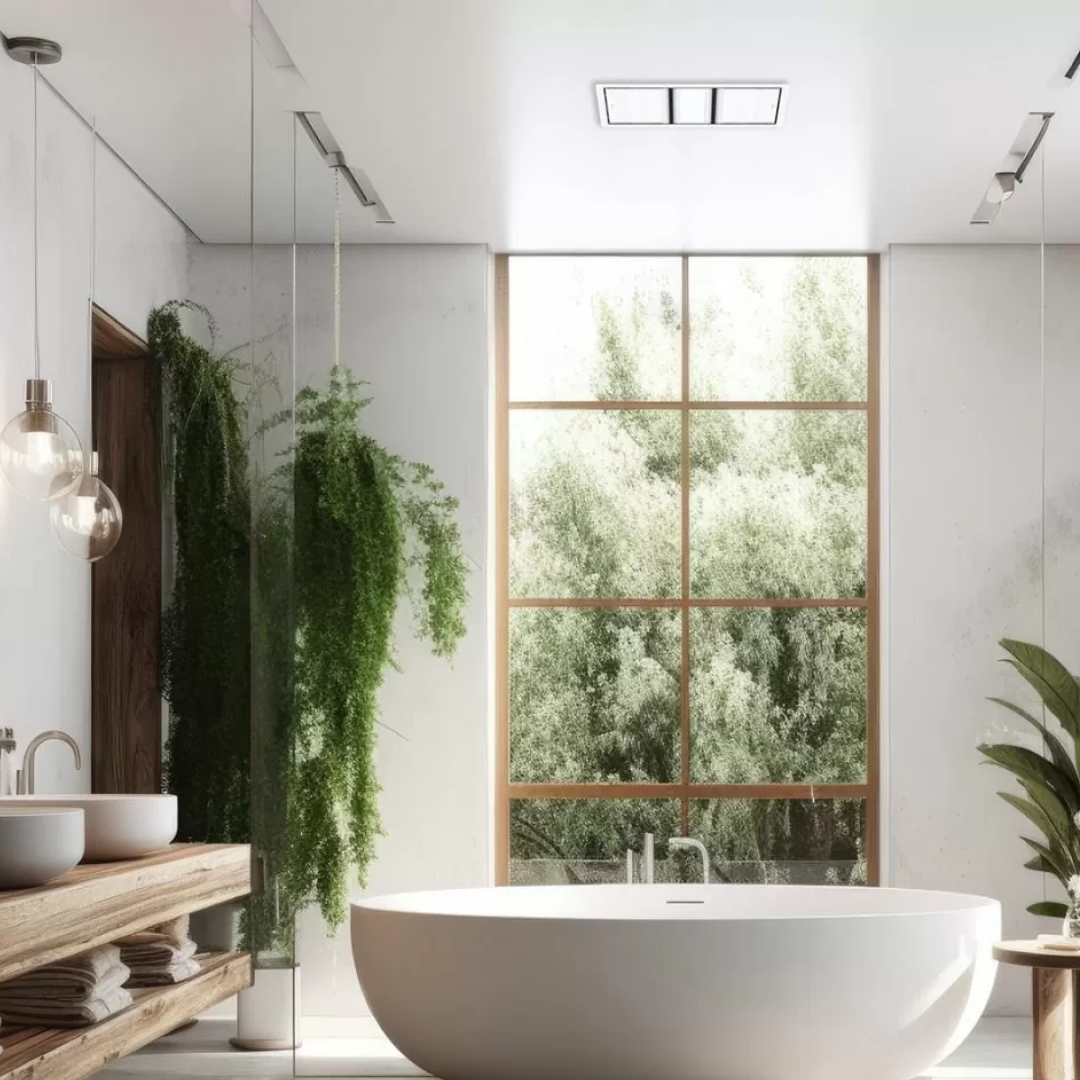 IXL Tastic Luminate Essential Dual 3-in-1 Bathroom Heater, Exhause Fan & Light - 32611