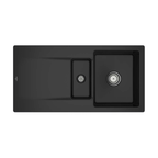 Villeroy & Boch Siluet 1000 1 & 1/3 Sink - Pure Black - 333701R7CB