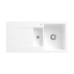 Villeroy & Boch Siluet 1000 Right Hand 1 & 1/3 Sink 1TH - Stone White - 333701RWRTB