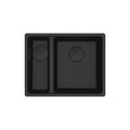 Franke Maris MRG-660/34-15FPC-SBL-MB Topmount 1 & 1/2 Bowl Sink - Matte Black (Includes Drainer) - MRG660/3415SBLMBFPC