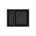 Franke Maris MRG-660/34-15FPC-SBL-MB Topmount 1 & 1/2 Bowl Sink - Matte Black (Includes Drainer) - MRG660/3415SBLMBFPC