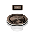 Phoenix 50mm Covered Sink Basket Waste & Overflow - Brushed Bronze