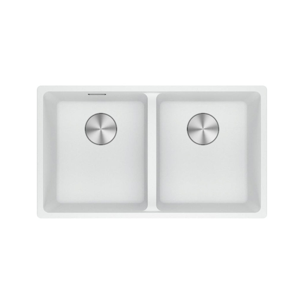 Franke Maris Double Bowl Sink - Polar White MRG 620/35-35B PW - MRG620/3535BPW
