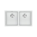 Franke Maris Double Bowl Sink - Polar White MRG 620/35-35B PW - MRG620/3535BPW