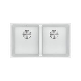 Franke Maris Double Bowl Sink - Polar White MRG 620/35-35B PW - MRG620/3535BPW