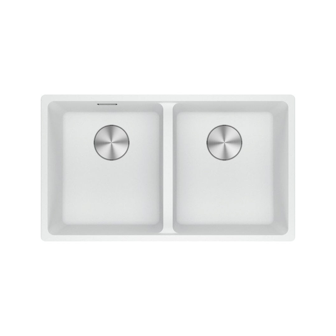 Franke Maris Double Bowl Sink - Polar White MRG 620/35-35B PW - MRG620/3535BPW