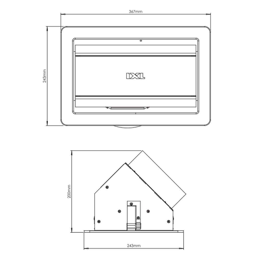 IXL Tastic Luminate Essential Vent Module Exhaust Fan - 35601