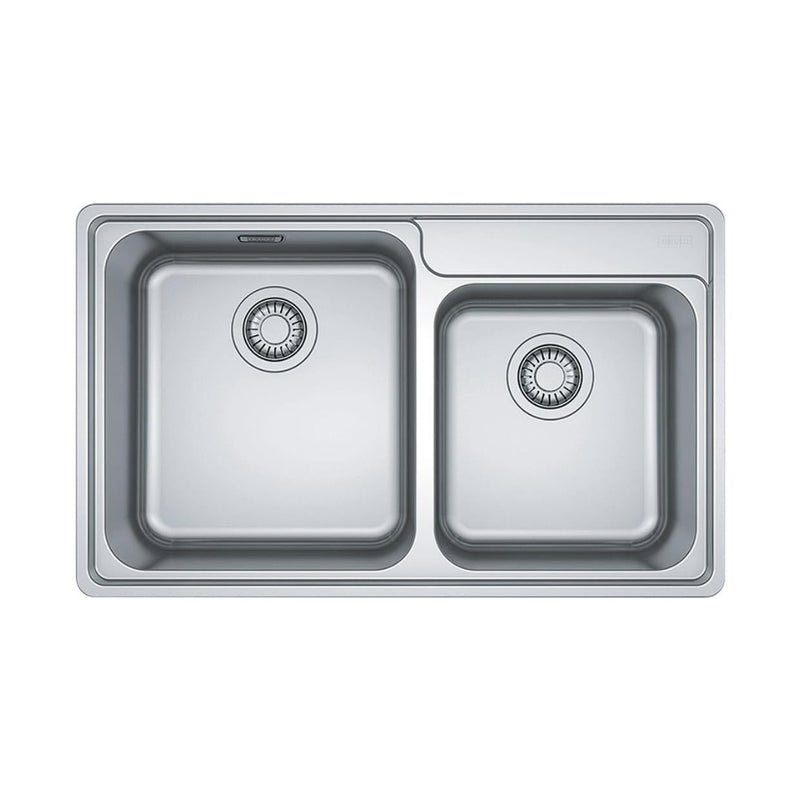 Franke Bell 1 & 1/2 Bowl Topmount Sink BCX620-42/35FPC - Includes DT360 Drainer