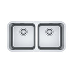 Franke Bell BCX220-38/38 Double Bowl Sink - Stainless Steel - BCX22038/38