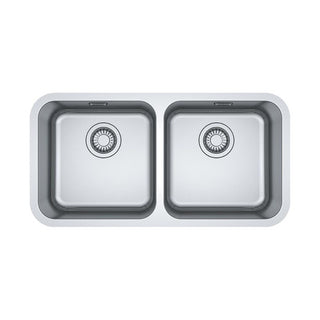 Franke Bell BCX220-38/38 Double Bowl Sink - Stainless Steel - BCX22038/38