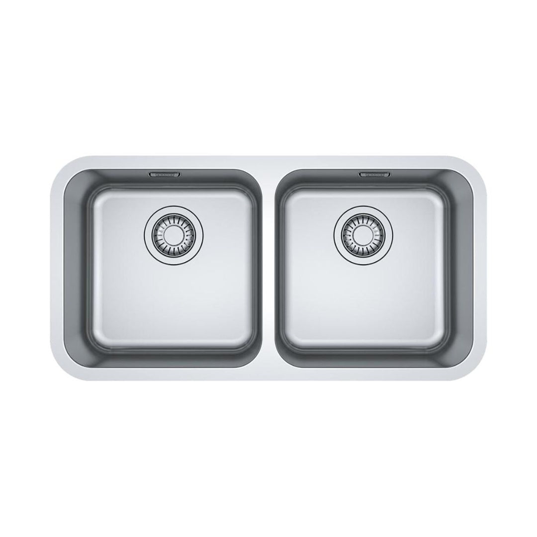 Franke Bell BCX220-38/38 Double Bowl Sink - Stainless Steel - BCX22038/38
