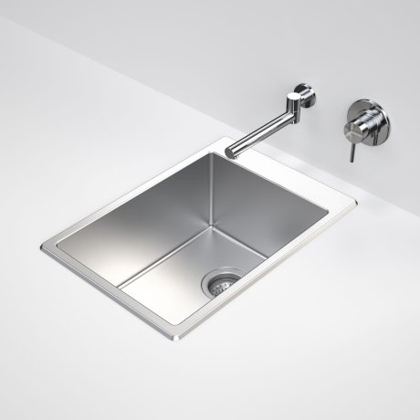 Caroma Compass 35 Litre Flushline Laundry Tub - No Taphole
