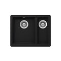 Abey SCHOCK Quadro 1 & 1/3 Bowl Sink - Onyx - QN-150B