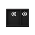 Abey SCHOCK Quadro 1 & 1/3 Bowl Sink - Onyx - QN-150B