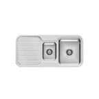 Phoenix 1000 Series 1 & 1/3 Bowl Sink & Drainer - Stainless Steel - 300-4301-50