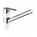 Armando Vicario ISA Pull Out Kitchen Mixer - Chrome & Alpina