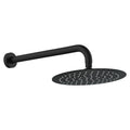 Fienza Kaya Shower Arm Set, Matte Black - 411125B-B