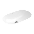 Villeroy & Boch O.Novo 530 Oval Under Counter Basin Includes Overflow - Alpine White 41625001