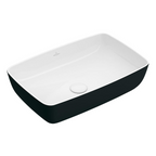 Villeroy & Boch Artis 580 Rectangular Vessel Basin - Coal Black 417258BCT8