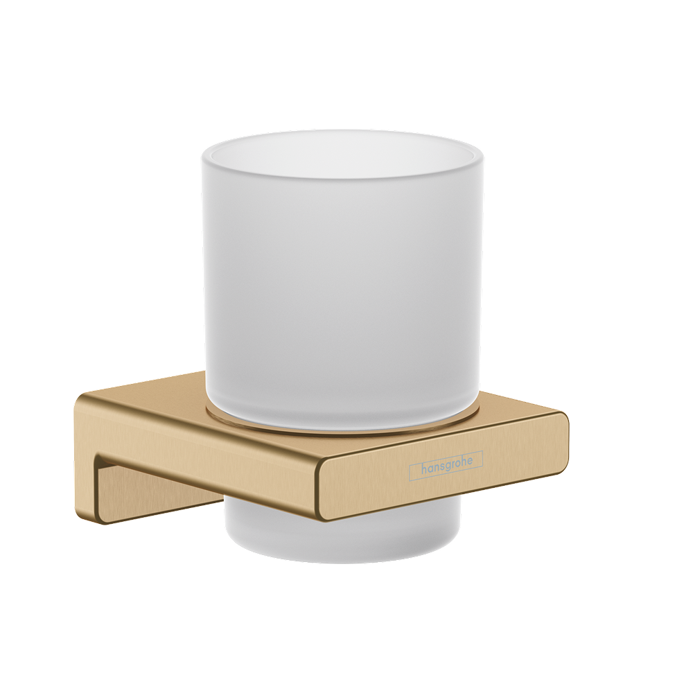 Hansgrohe AddStoris Q Toothbrush Tumbler - Brushed Bronze