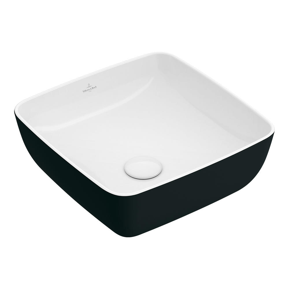 Villeroy & Boch Artis 410 Square Vessel Basin - Coal Black 417841BCT8