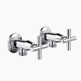 Caroma Cross Washing Machine Set LF - Chrome - CL10037.CF