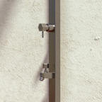 Rainware Suncoast Hot & Cold Wall Mounted Shower w/Cold Footwash - 316 Stainless Steel - 4301-Suncoast