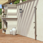 Rainware Suncoast Hot & Cold Wall Mounted Shower w/Cold Footwash - 316 Stainless Steel - 4301-Suncoast