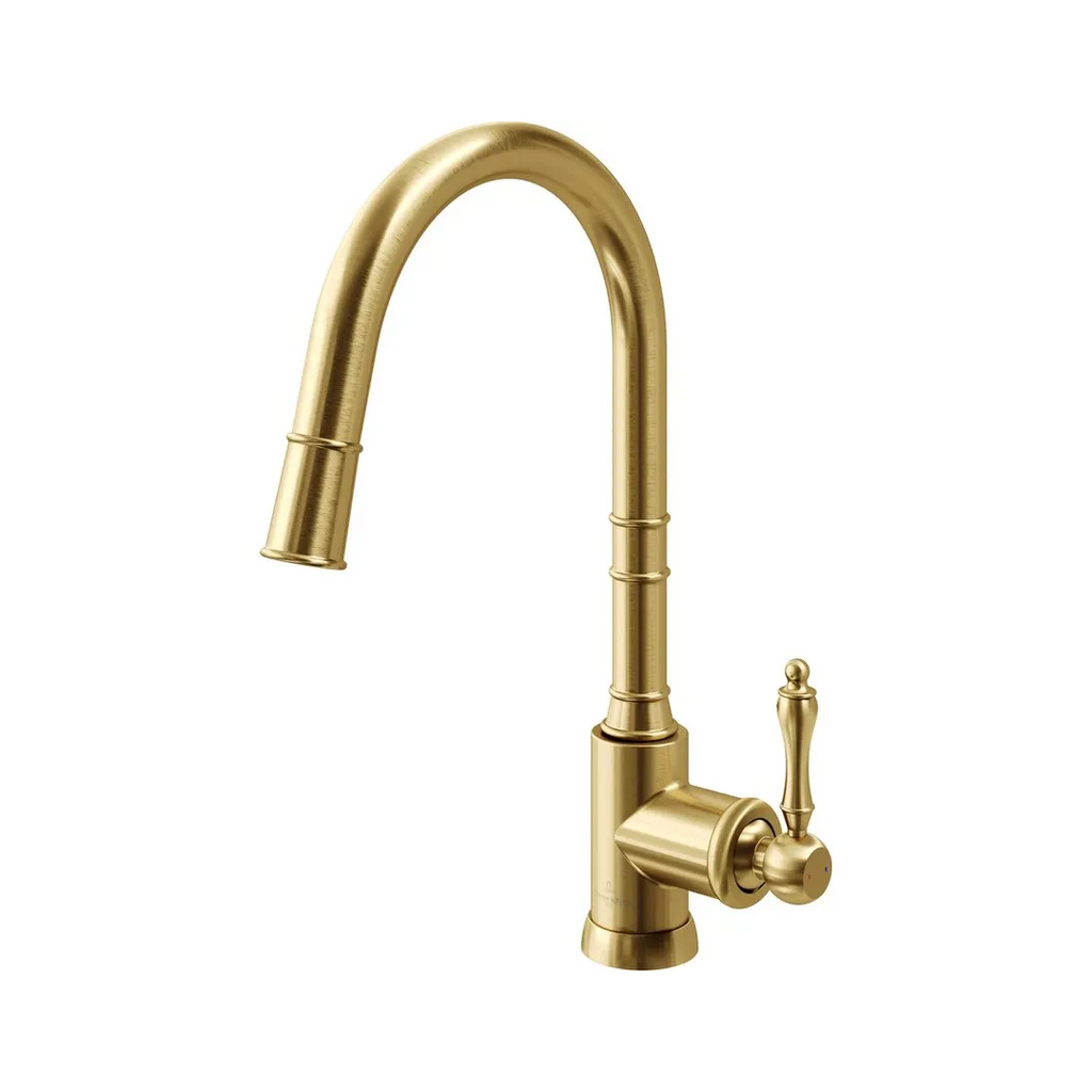 Villeroy & Boch Avia 2.0 Kitchen Mixer Pull-Out Spray - Brushed Gold - 4318885