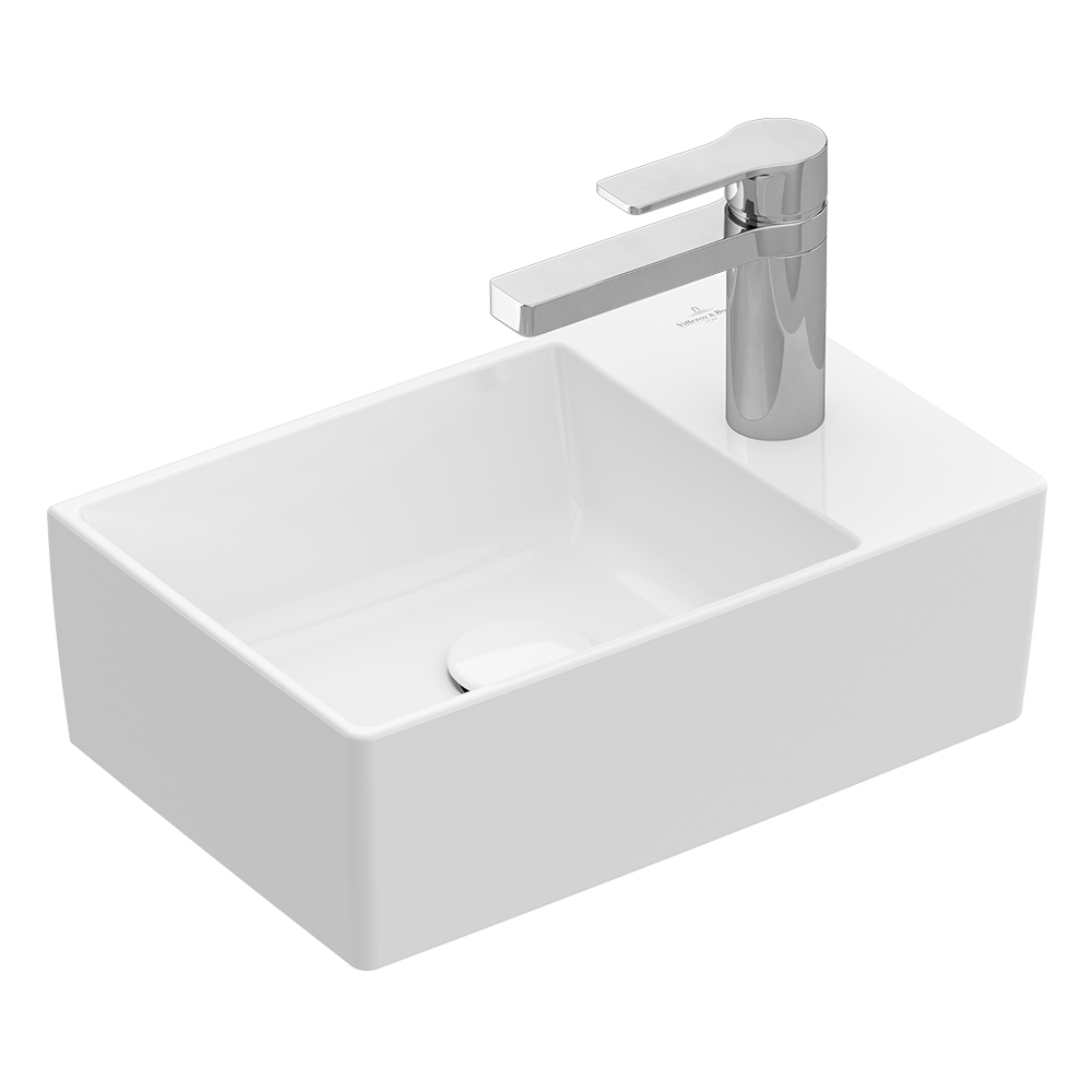 Villeroy & Boch Memento 2.0 400 Handwash Basin (1 Tap Hole) - Alpine White 43234001B